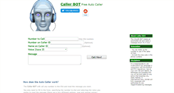Desktop Screenshot of callerbot.com